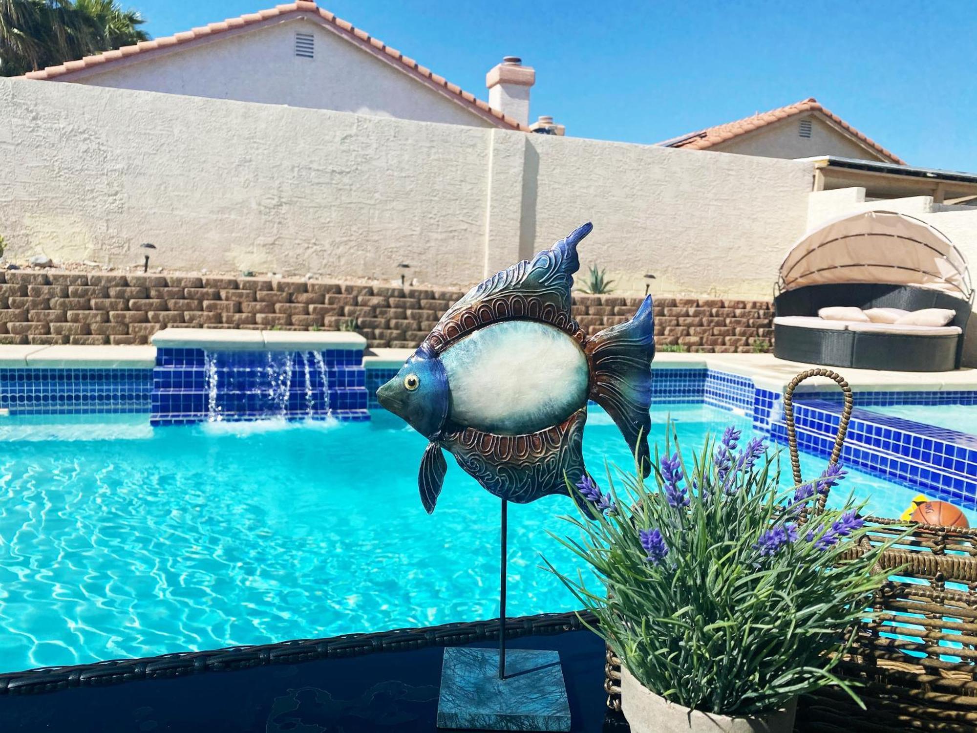Amazing Heated Pool And Private Hot Tub 3Br In Heart Of Lv Villa Las Vegas Luaran gambar